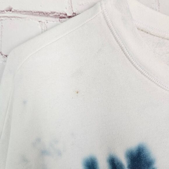 ELECTRIC & ROSE Neil Pink & Blue Tie Dye Oversized Balloon Sleeve Sweatshirt Med - Picture 5 of 7